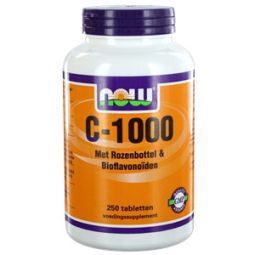 Now vitamine c 1000mg bioflav & rose hips 250tab  drogist