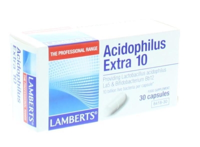 Lamberts acidophilus extra 10 30vcap  drogist