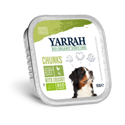 Foto van Yarrah alucup hond brokjes kip en groente 150g via drogist