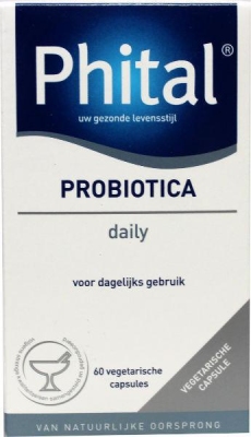 Foto van Phital probiotica daily 60cap via drogist
