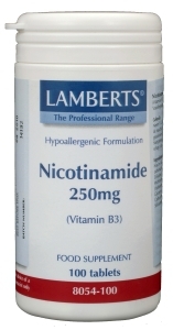 Lamberts nicotinamide 250 mg 100tab  drogist