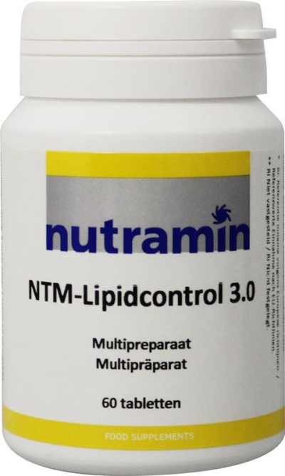 Foto van Nutramin ntm lipidcontrol 3.0 60tb via drogist