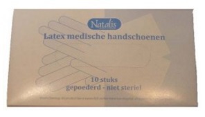 Foto van Natalis wegwerp handschoenen 10st via drogist