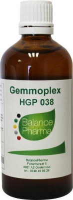 Foto van Balance pharma gemmoplex hgp038 lever nier lymf 100ml via drogist