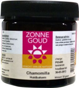 Foto van Zonnegoud chamomilla huidbalsem 50g via drogist