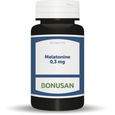 Foto van Bonusan melatonine 0.3 mg 300tab via drogist