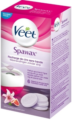 Foto van Veet spawax navulverpakking vijgen 6st via drogist