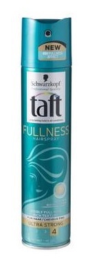 Foto van Taft hairspray fullness 250ml via drogist