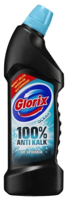 Glorix wc powergel anti kalk ocean 750ml  drogist