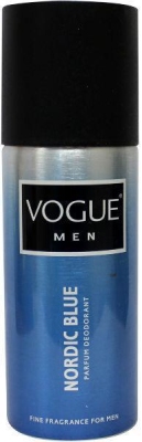 Foto van Vogue deospray nordic blue men 150ml via drogist
