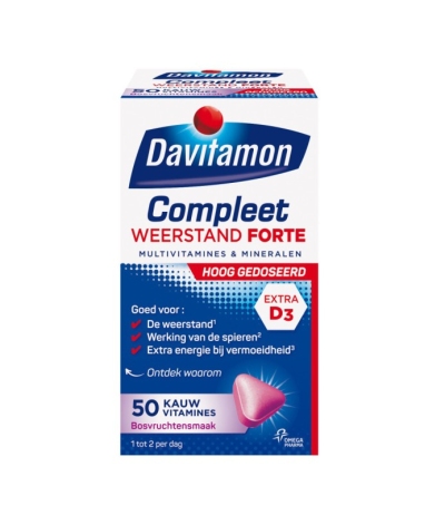 Davitamon compleet weerstand forte extra d3 50tb  drogist