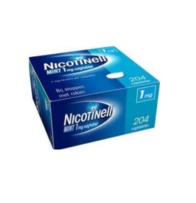 Nicotinell zuigtablet 1mg mint 204st  drogist