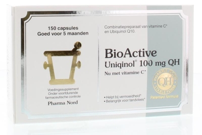 Foto van Pharma nord bio active uniquinol q10 100mg 150cap via drogist