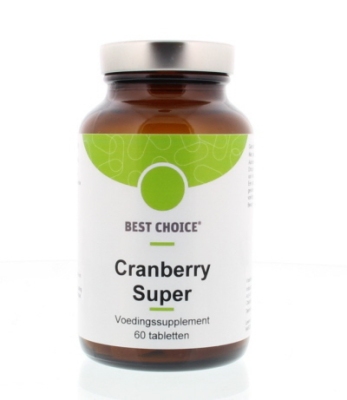 Foto van Best choice cranberry super 60tab via drogist