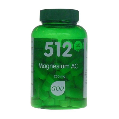 Foto van Aov 512 magnesium ac 200 mg 60tab via drogist