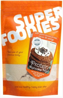 Foto van Superfoodies pancakemix protein 290gr via drogist