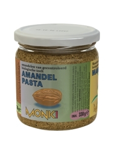 Monki amandelpasta met zout 6 x 330gr  drogist