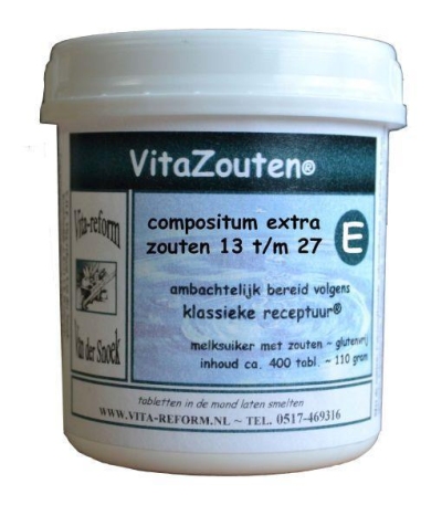 Foto van Vita reform van der snoek vitazouten compositum extra 13 t/m 27 400tb via drogist