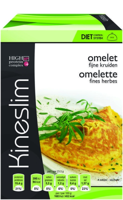 Foto van Kineslim omeletten fijne kruiden 4st via drogist