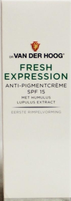 Dr. van der hoog dagcreme anti-pigment spf15 fresh expression 30ml  drogist