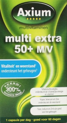 Axium multi actief extra 50+ 60cap  drogist