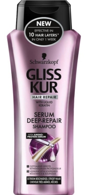 Gliss kur shampoo serum deep repair 250ml  drogist