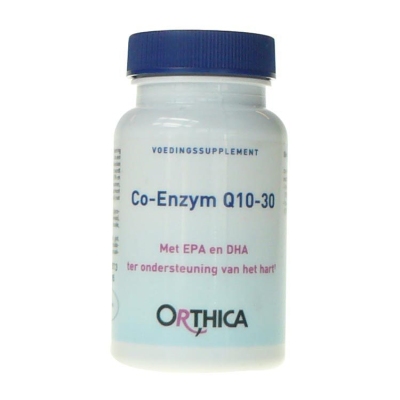 Foto van Orthica co-enzym q10 30 60cap via drogist