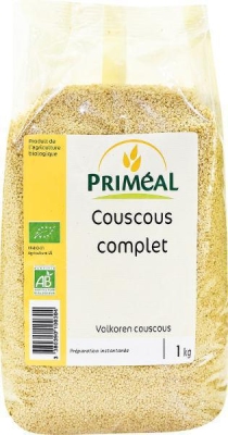 Foto van Primeal couscous volkoren 1000g via drogist