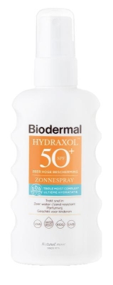 Foto van Biodermal zonnebrand sun hydraxol spray spf50+ 175ml via drogist