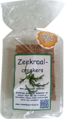 Foto van Sea tangle zeekraal crackers spelt 7st via drogist