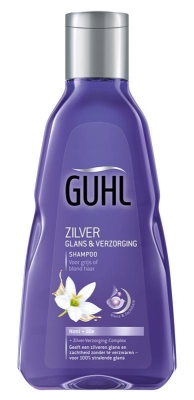 Foto van Guhl shampoo zilver 250ml via drogist
