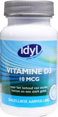 Foto van Idyl vitamine d3 10 mcg 90st via drogist