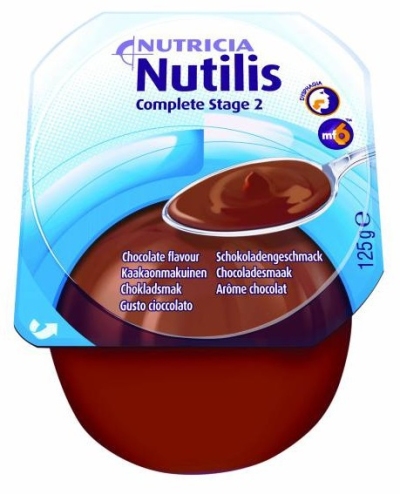 Foto van Nutricia complete stage 2 chocolade 6 x 6 x 4x125g via drogist