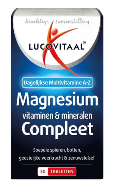 Lucovitaal magnesium vitamines mineralen 30tb  drogist