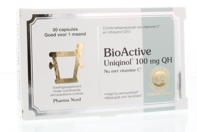 Foto van Pharma nord bio active uniquinol q10 100mg 30cap via drogist