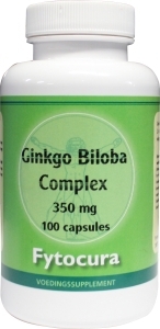 Fytocura ginkgo biloba complex 350mg 100cap  drogist