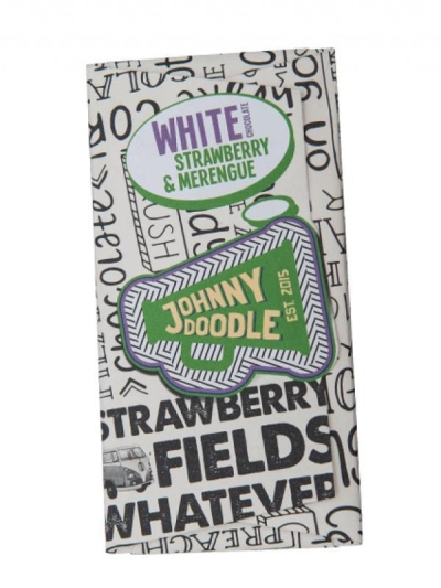 Johnny doodle white strawberry merengue 180g  drogist