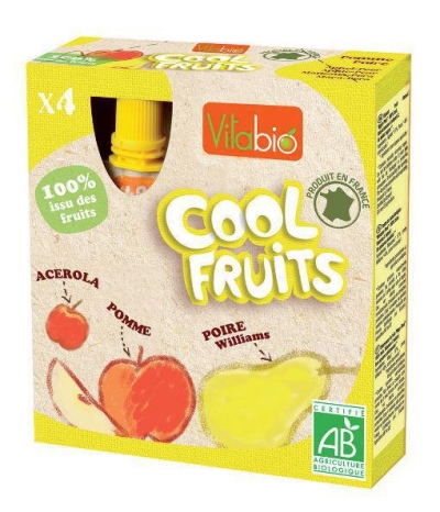 Kalibio cool fruit appel/peer 4x90g  drogist