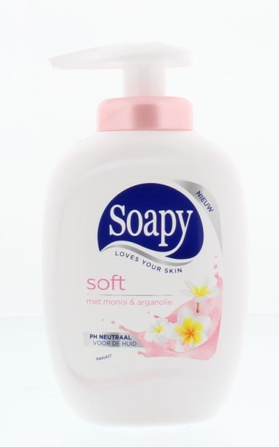 Foto van Soapy soft pomp 300ml via drogist