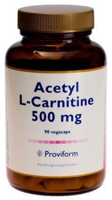 Foto van Proviform acetyl l carnitine 500mg 90vc via drogist