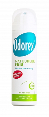 Foto van Odorex deospray natural fresh 150ml via drogist