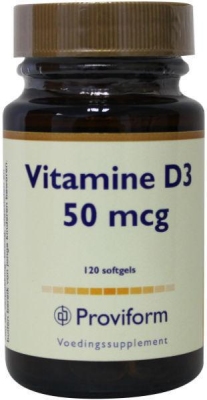 Foto van Proviform vitamine d3 50 mcg 120sft via drogist