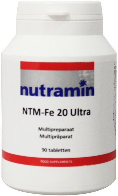 Nutramin ntm -fe 20 ultra 90tb  drogist