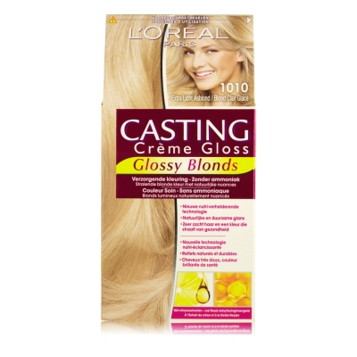 Foto van L'oréal paris casting creme gloss haarverf very light iced blond 1010 verp via drogist