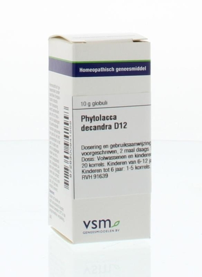 Vsm phytolacca decandra d12 10g  drogist