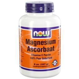 Foto van Now magnesium ascorbaat poeder 227g via drogist