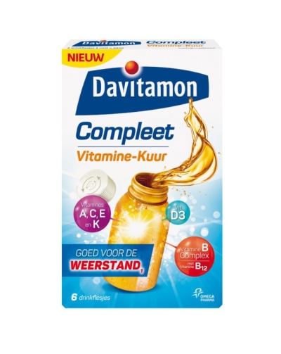 Foto van Davitamon weerstand vitamine kuur 6st via drogist
