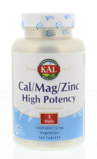 Kal calcium magnesium zink 100tab  drogist