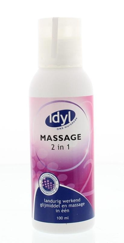 Foto van Idyl glijmiddel massage 2 in 1 100ml via drogist