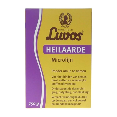 Luvos microfijn heilaarde 750g  drogist